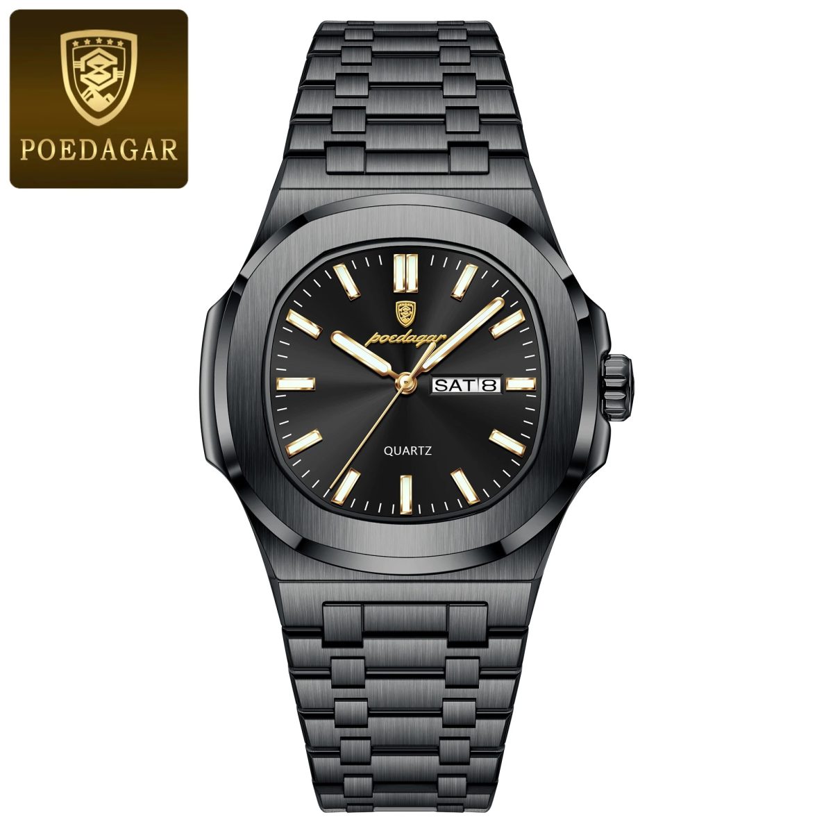 Poedagar 853 CH For Men - Black - Image 5