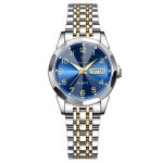 Poedagar 3076 – Gold Blue Watch for Women