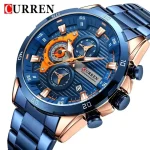Curren 8402 - Rose Gold Blue