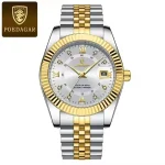 Poedagar 910 CH For Men - Gold White - Image 2