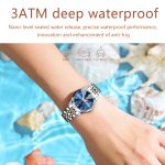 Poedagar 3076 – Gold Blue Watch for Women - Image 3