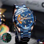 Curren 8402 - Rose Gold Blue - Image 3
