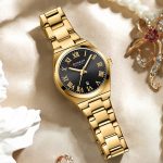 Curren 9095 CH For Women - Gold Black - Image 2