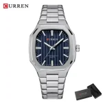 Curren 8458 For Men - Silver Blue - Image 6
