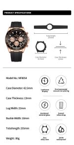 Naviforce 8054 - Rose Gold - Image 6