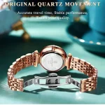K1015 POEDAGAR 766 Luxury Romantic Watch for Women - Image 4
