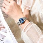 Poedagar 3076 – Gold Blue Watch for Women - Image 2