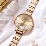 Curren 9068 CH For Women - Rose Gold - Image 3