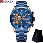 Curren 8402 - Rose Gold Blue - Image 6