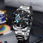 Curren 8402 - Silver Black