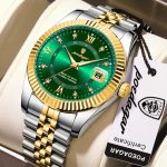 Poedagar 910 CH For Men - Silver Gold Green - Image 3