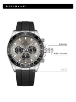 Naviforce 8054 - Black Gray - Image 4
